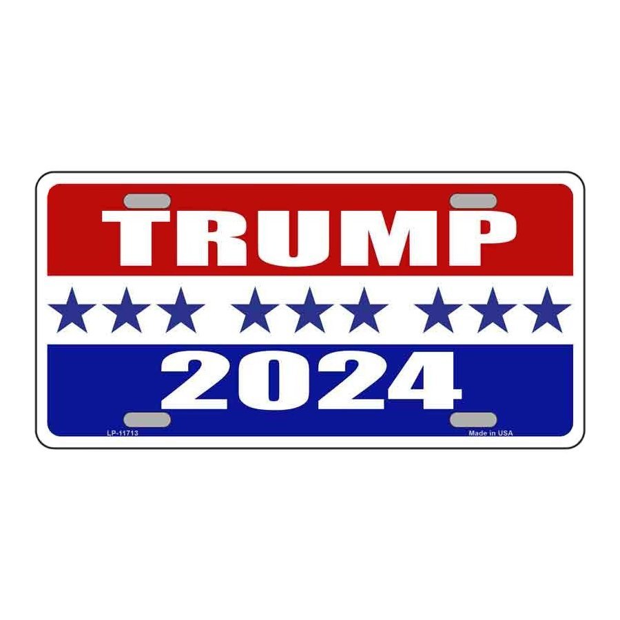 Trump 2024 License Plate Cover