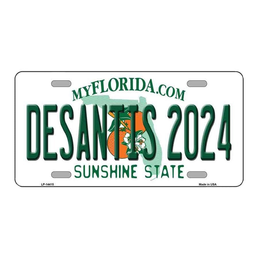 DeSantis 2024 License Plate Cover - Florida Plate