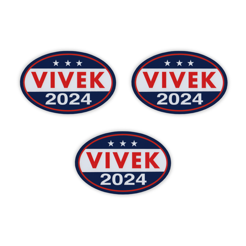 Set of 3 Vivek Ramaswamy 2024 Magnets