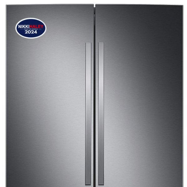 Silver Refrigerator Nikki Haley 2024 Magnet