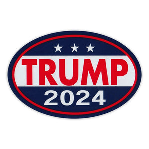 Dark Blue Trump 2024 Car Magnet