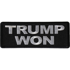 Donald Trump won embroidered jacket patch