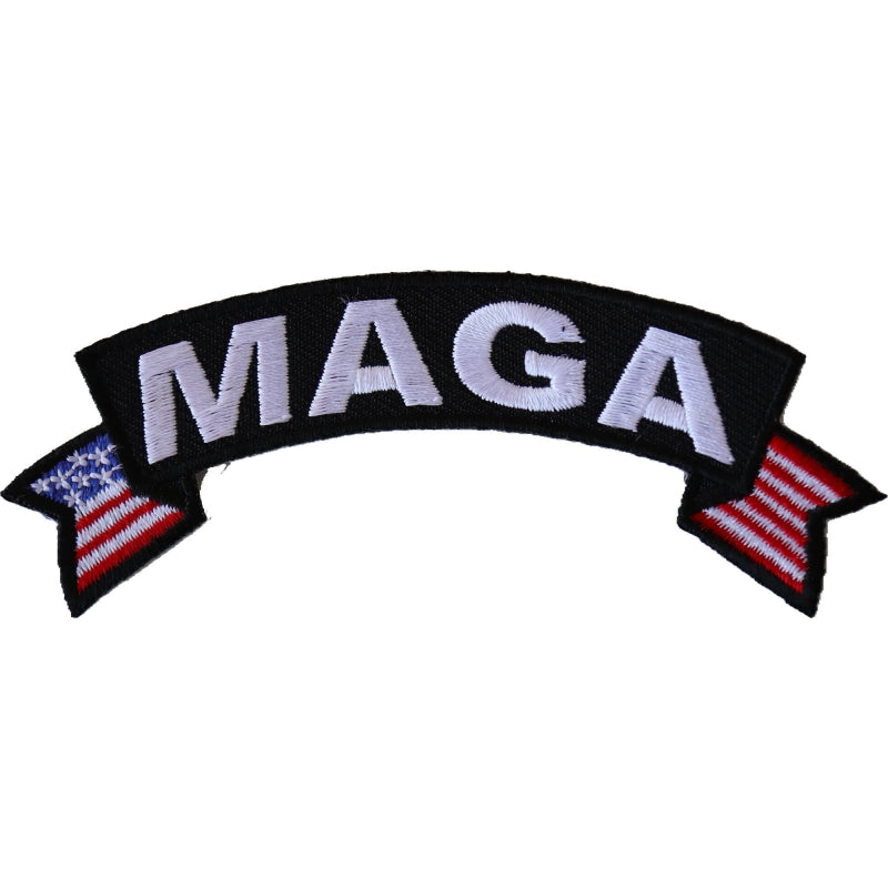 Red, white and blue MAGA patch