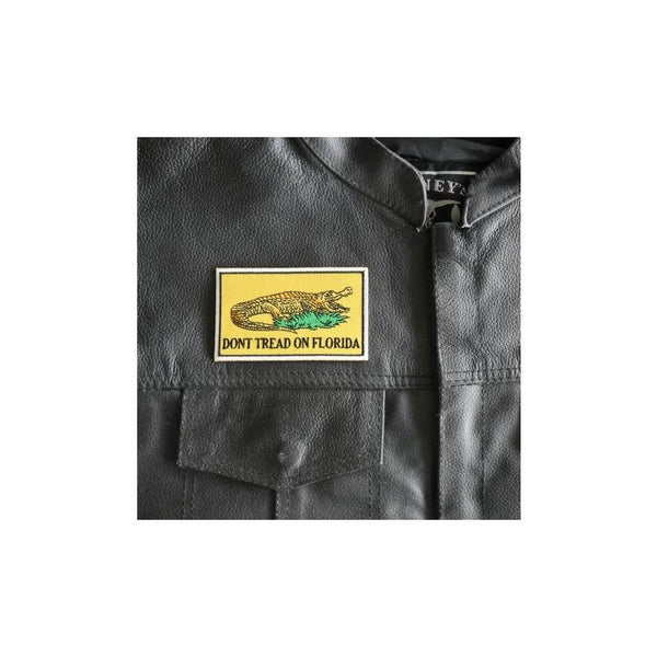 Don't Tread On Florida Gadsden Flag Patch - Leather Jacket