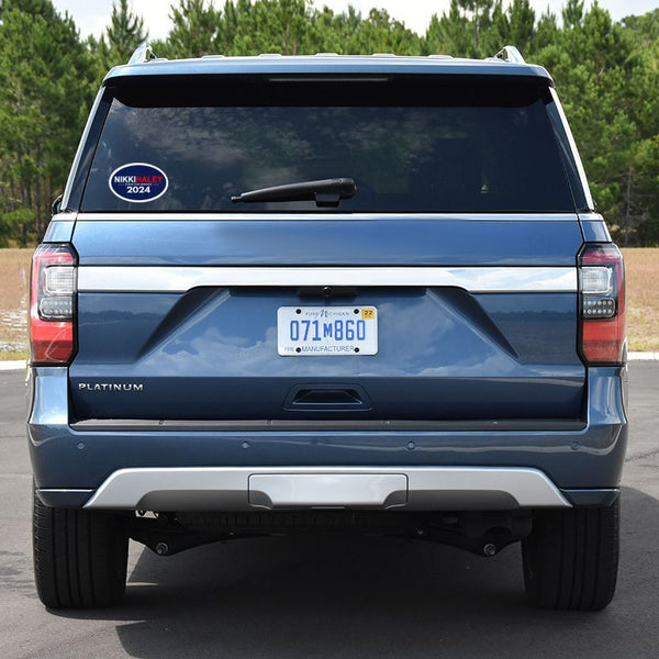 Blue SUV Nikki Haley 2024 Bumper Sticker
