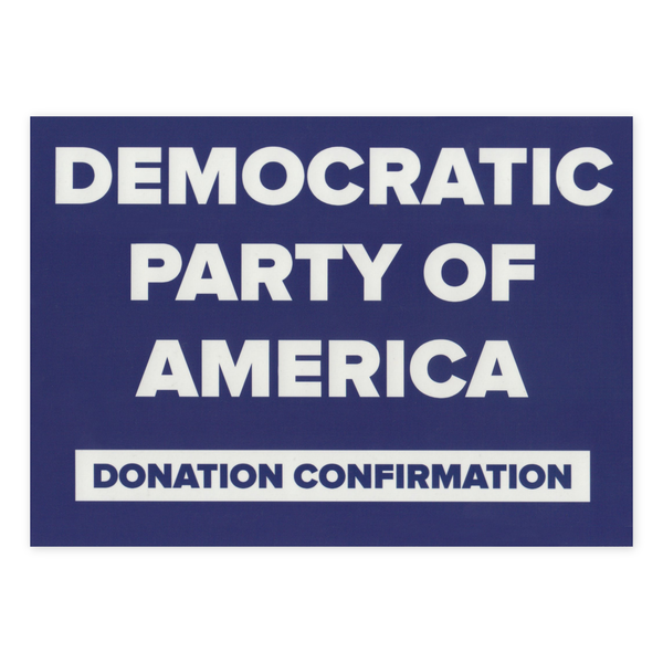 Prank Postcards (Democrat Party Donation)